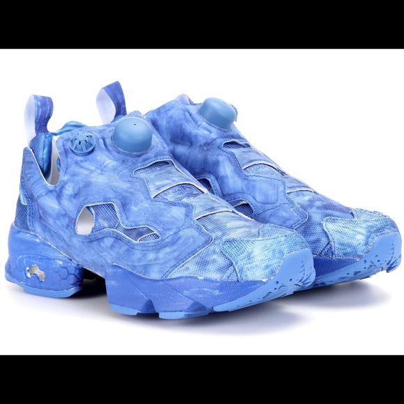 VETEMENTS x Reebok Instapump Fury Sneakers limited edition Blue Graffiti NWT - Picture 7 of 15